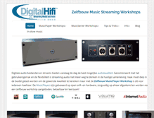 Tablet Screenshot of digitalhifi.nl